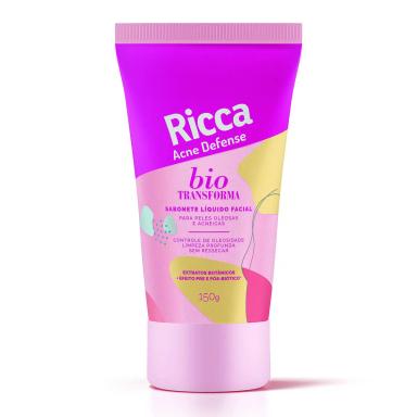 Sabonete Líquido Facial Ricca Acne Defense Bio Transforma 150ml