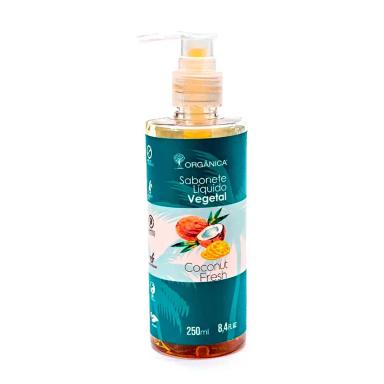 Sabonete Líquido Orgânica Coconut Fresh 250ml