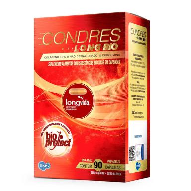 Colágeno Tipo II Condres Long Bio 90 cápsulas