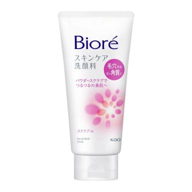 Sabonete de Limpeza Facial Esfoliante Bioré Skincare Wash Scrub 130g