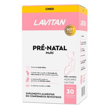 Polivitamínico Lavitan Pré-Natal Multi para Gestantes 30 comprimidos