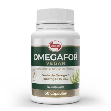 Suplemento Alimentar Omegafor Vegan Vitafor Ômega 3 60 Cápsulas