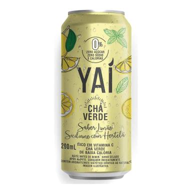 Chá Verde Yaí Sabor Limão Siciliano com Hortelã 90ml