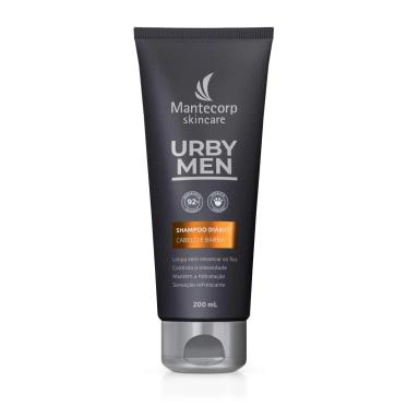 Shampoo Mantecorp Skincare Urby Men Cabelo e Barba Uso Diário 200ml