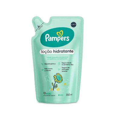 Loção Hidratante para o Corpo Pampers Girassol Refil 350ml