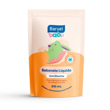 Sabonete Líquido Baruel Baby Glicerina Refil 210ml