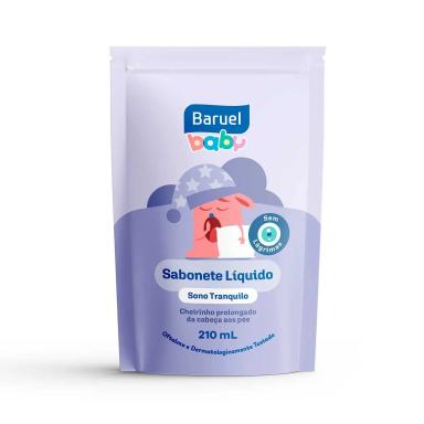 Sabonete Líquido Infantil Baruel Baby Sono Tranquilo Refil 210ml