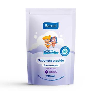 Sabonete Líquido Infantil Baruel Turma da Xuxinha Sono Tranquilo Refil 210ml