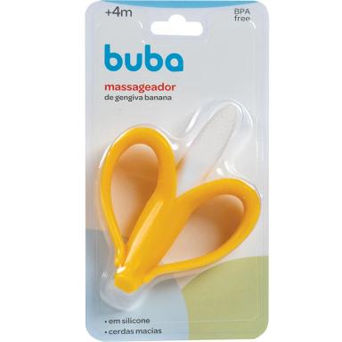 Massageador de Gengiva Buba Banana +4 Meses 1 Unidade