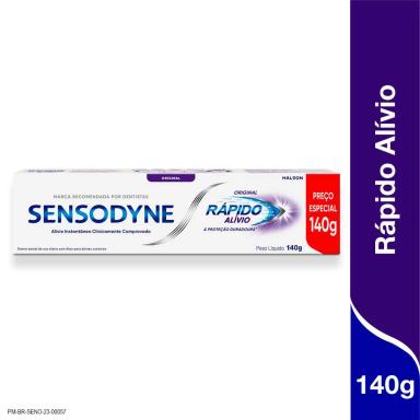 Creme Dental Sensodyne Rápido Alívio Original 140g