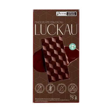 Chocolate 70% Cacau Luckau 75g