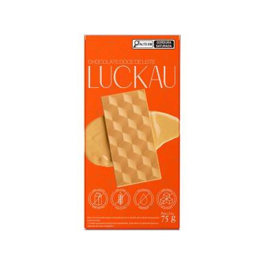 Chocolate Branco Doce de Leite Luckau 75g