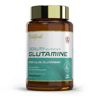 Suplemento Alimentar de Glutamina Goalmy Gummies Glutamine Sabor Coco 60 gomas