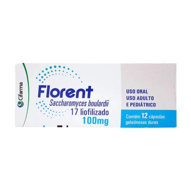 Probiótico Florent 100mg 12 cápsulas
