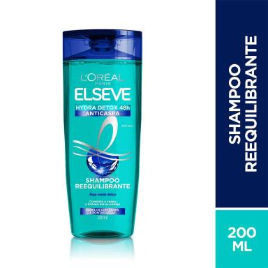 Shampoo L'Oréal Paris Elseve Hydra Detox 48h Anti-Caspa 200ml