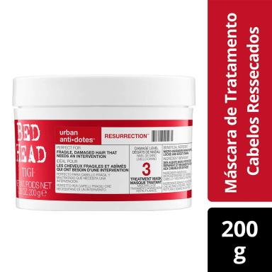 Máscara de Tratamento Cabelo Ressecados Bed Head Resurrection 200g