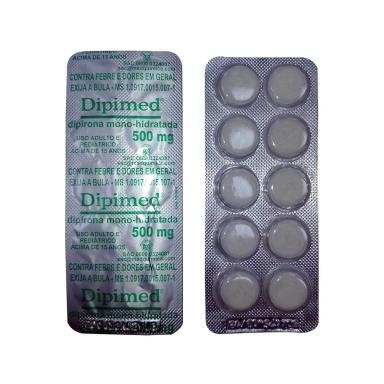 Dipimed Dipirona Monoidratada 500mg 10 comprimidos