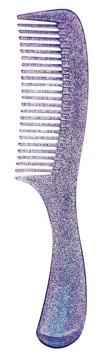 Pente de Cabelo Marco Boni Dourado com Glitter Cabo Anatômico - 1 unidade