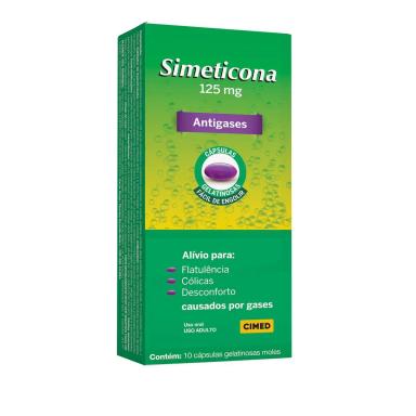 Simeticona 125mg 10 cápsulas Cimed Genérico