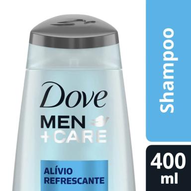 Shampoo Dove Men+Care Alívio Refrescante Fortificante com Ice Cool Mentol 400ml