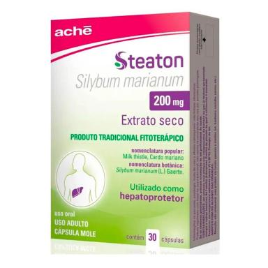 Steaton Silimarina 200mg 30 cápsulas