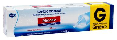 Cetoconazol 20mg/g Creme Dermatológico 30g EMS Genérico