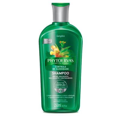 Shampoo Phytoervas Cosmética Integral Controle de Oleosidade Gengibre 250ml
