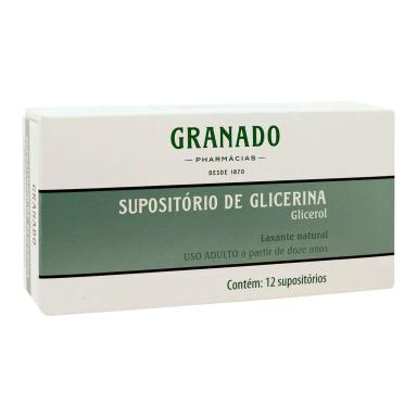Supositório de Glicerina Granado Adulto 12 Supositórios