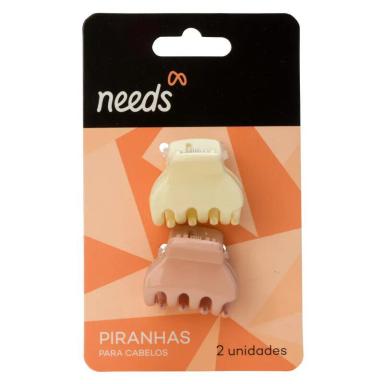 Piranha de Cabelo Mini Needs Sortidas 2 Unidades