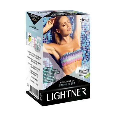 Kit Descolorante Banho de Lua com 1 óleo protetor corporal + 1 pó descolorante + 1 água oxigenada