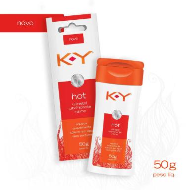 Lubrificante Íntimo K-Y Hot Ultragel com 50g