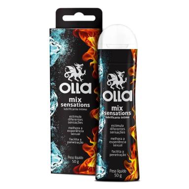 Lubrificante Íntimo Olla Mix Sensations com 50g