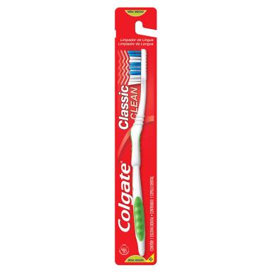 Escova de Dente Colgate Classic Clean Média com 1 unidade