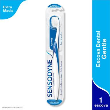 Escova de Dente Sensodyne Gentle Extra Macia com 1 unidade