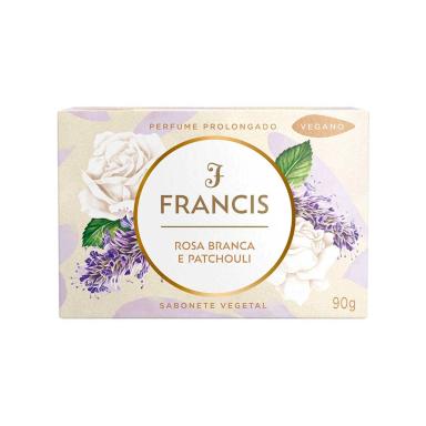 Sabonete em Barra Francis Clássico Rosas Branca e Patchouli 90g