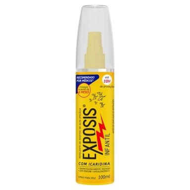 Repelente Infantil Exposis Icaridina Spray 100ml