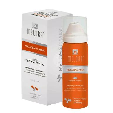 Espuma Facial de Vitamina C Melora C Max FPS 50 45ml