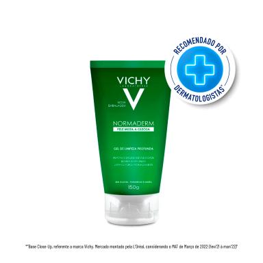 Gel de Limpeza Facial Vichy Normaderm Pele Mista a Oleosa com 150g
