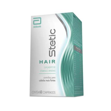 Suplemento Vitamínico Stetic Hair Abbott com 60 comprimidos