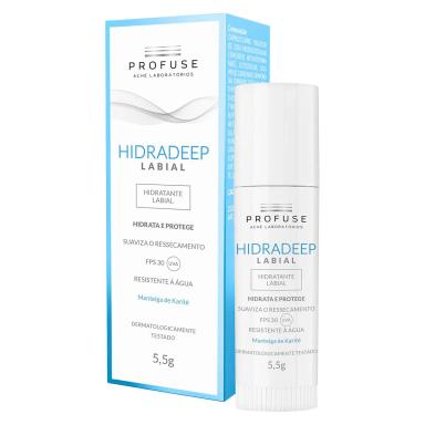 Protetor Labial Profuse Hidradeep Manteiga de Karité FPS 30 com 5,5g