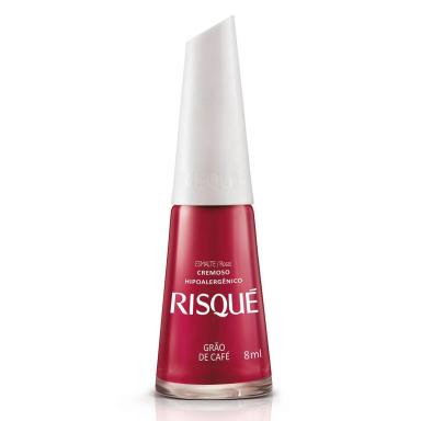 Esmalte Cremoso Risqué 8ml - Grão de Café 
