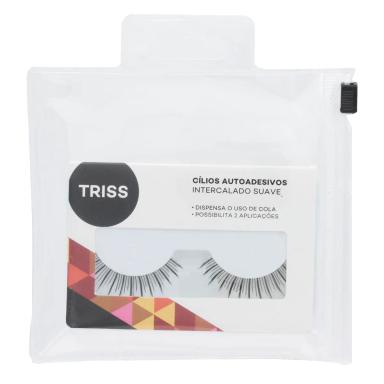 Cílios Postiços Autoadesivos Triss Intercalado Suave 1 Par
