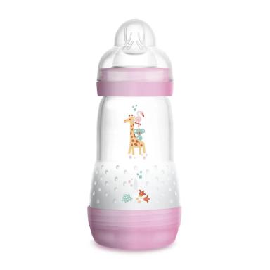 Mamadeira MAM Easy Start Rosa 2 meses+ com 1 unidade capacidade 260ml