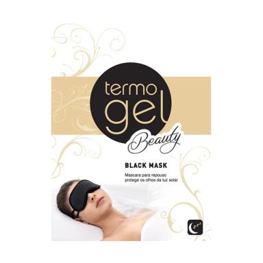 Máscara para Dormir Termogel Beauty Black Mask com 1 unidade