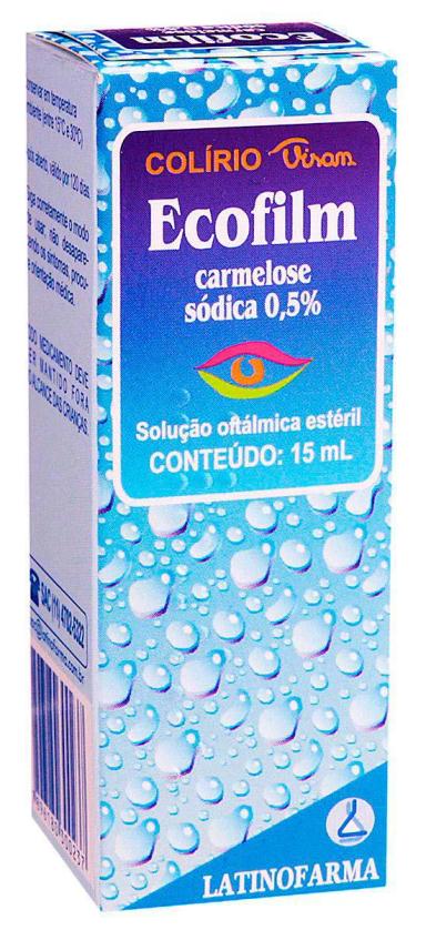 Ecofilm 5mg/ml Solução Oftálmica Estéril com 15ml