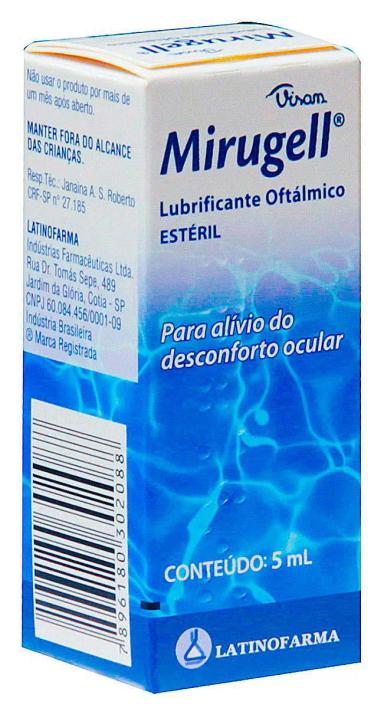 Mirugell Lubrificante Oftálmico com 5ml