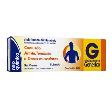 Diclofenaco Dietilamônio Neo Química Gel Creme 60g