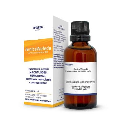 Arnica Montana D3 Weleda Solução Oral com 50ml