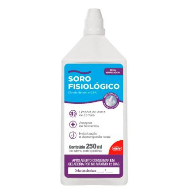 Soro Fisiológico Cloreto de Sódio 0,9% ADV Farma Sem Conservantes com 250ml