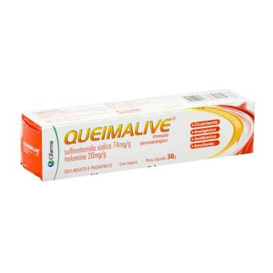 Queimalive 74mg/g + 20mg/g Pomada 30g